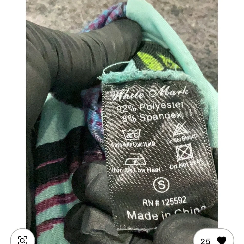 White Mark Multicolor Butterfly Wide-Leg Pants - Picture 2 of 5